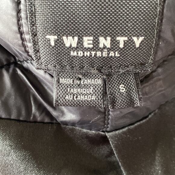 TWENTY MONTREAL Hexagon Puff Shield Coat Black Size Small - Picture 16 of 16